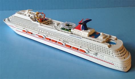 It weighs 46,052 tons, can cater to 1,860 passengers, and generally had between 660 and 670 crew members on board, according to the listing on the CW Kellock. . Carnival cruise ship models for sale